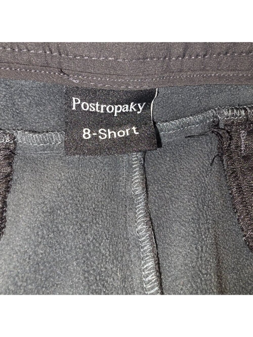 Postropaky EX-Stretch Softshell Ski Pants Women 8 Short Gray Waterproof Fleece - Picture 2 of 5